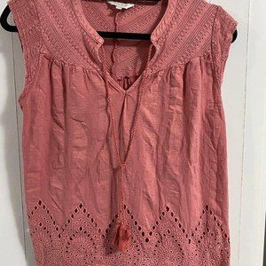 Lucky Brand Eyelet Top